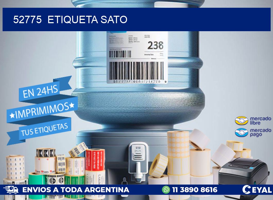 52775  etiqueta sato