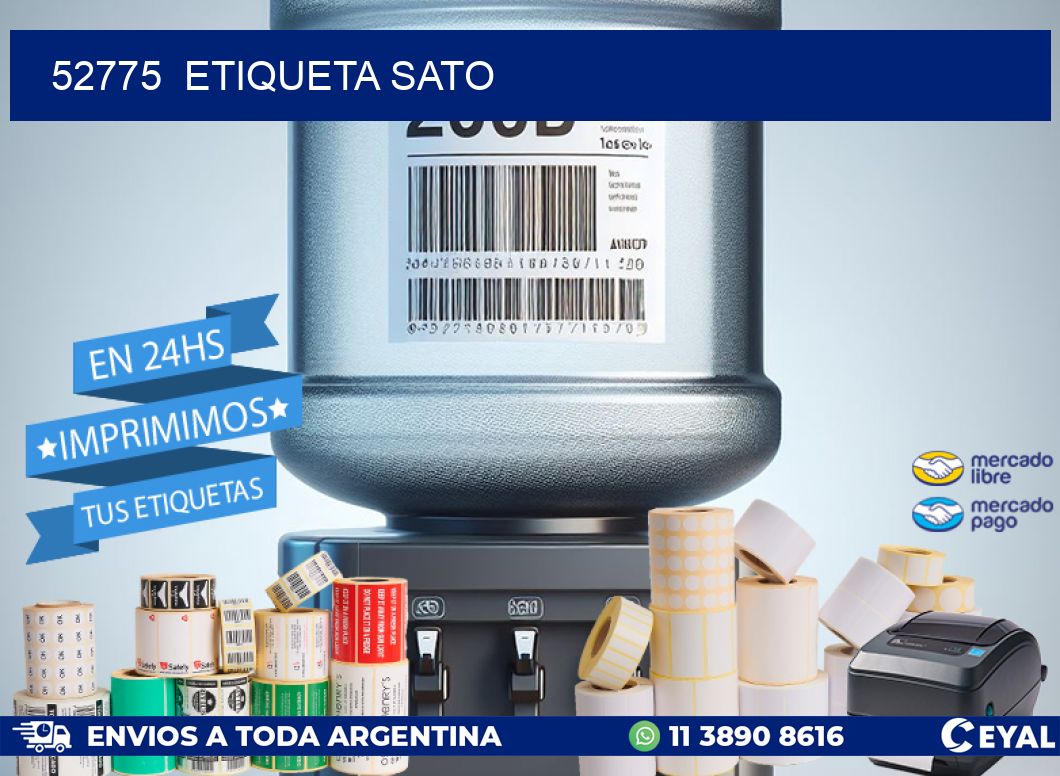 52775  etiqueta sato