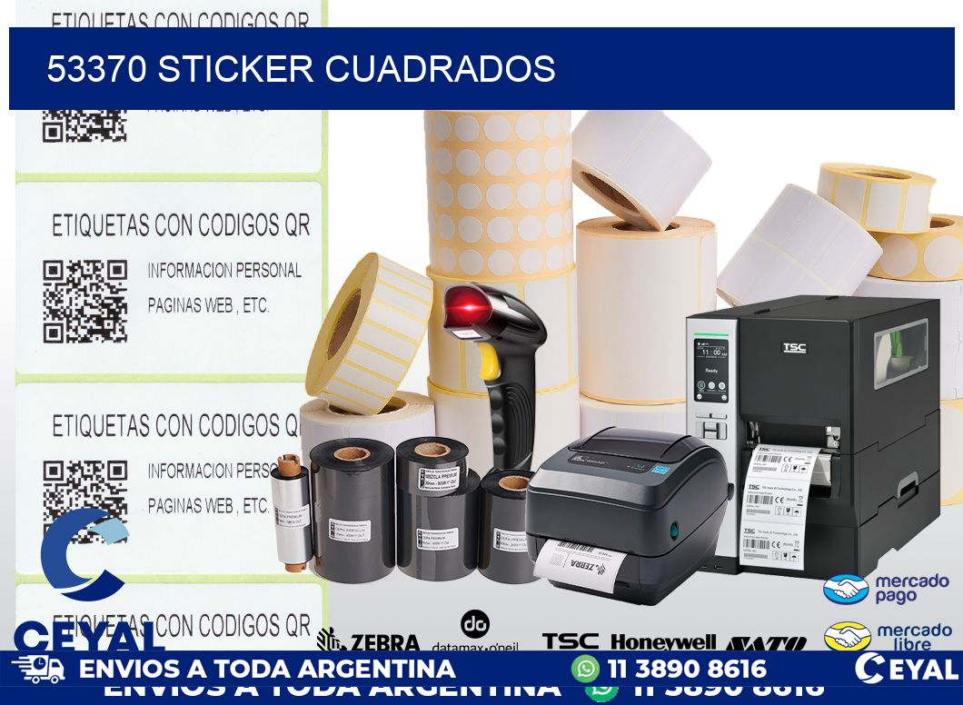 53370 STICKER CUADRADOS