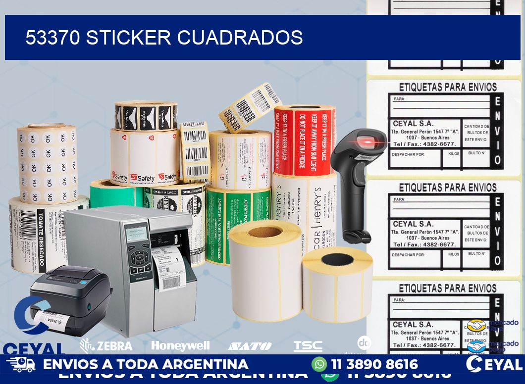 53370 STICKER CUADRADOS
