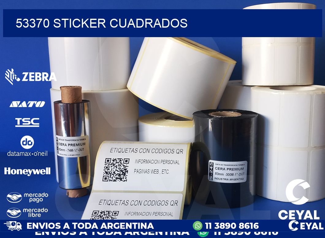 53370 STICKER CUADRADOS
