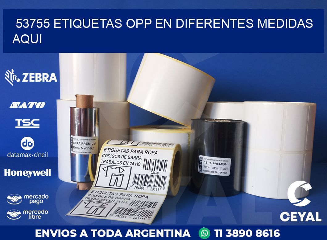 53755 ETIQUETAS OPP EN DIFERENTES MEDIDAS AQUI