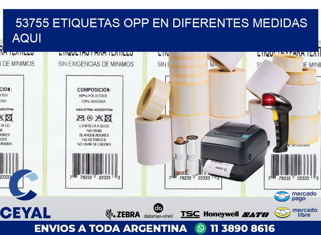 53755 ETIQUETAS OPP EN DIFERENTES MEDIDAS AQUI