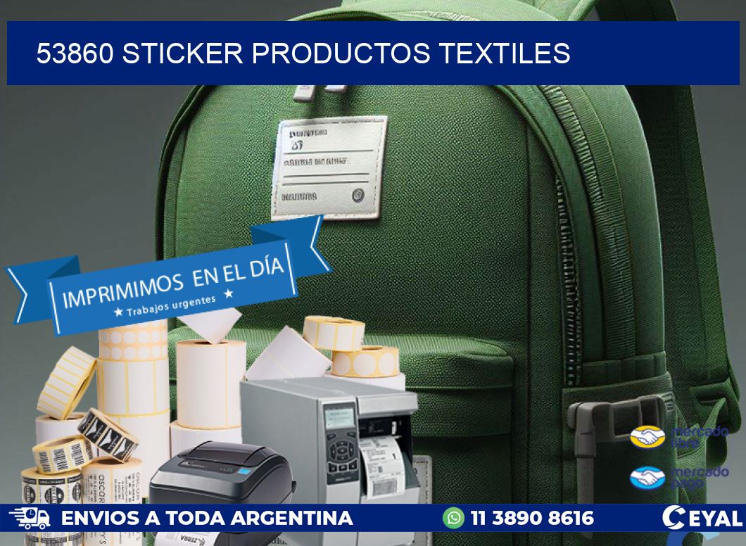 53860 STICKER PRODUCTOS TEXTILES