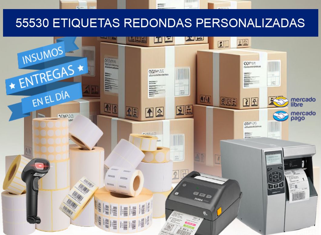 55530 ETIQUETAS REDONDAS PERSONALIZADAS