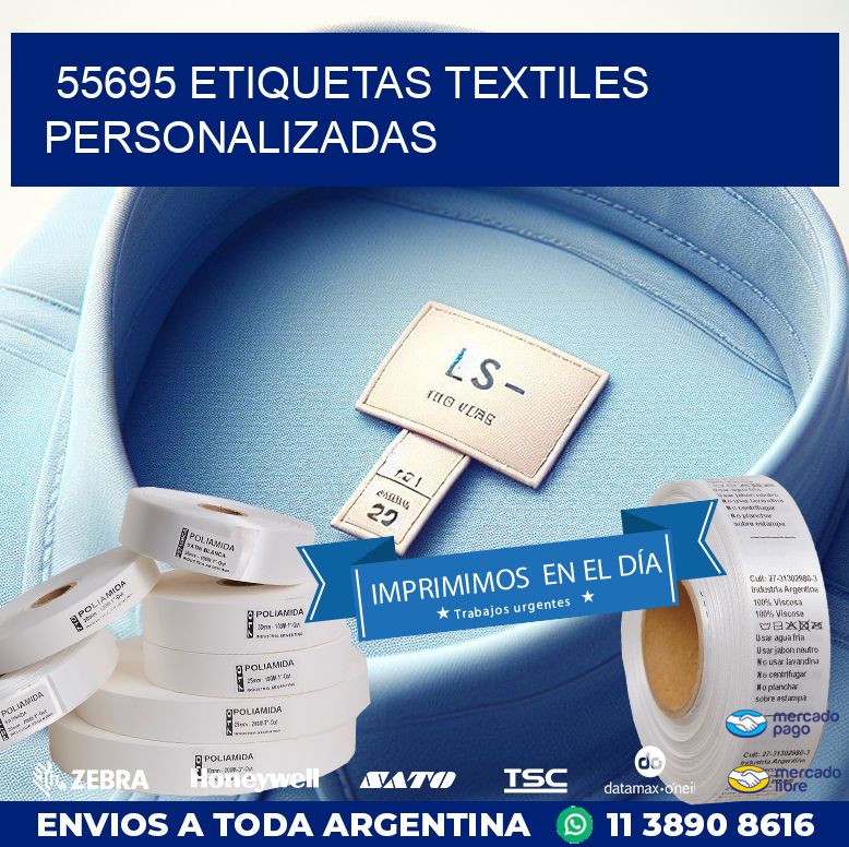 55695 ETIQUETAS TEXTILES PERSONALIZADAS