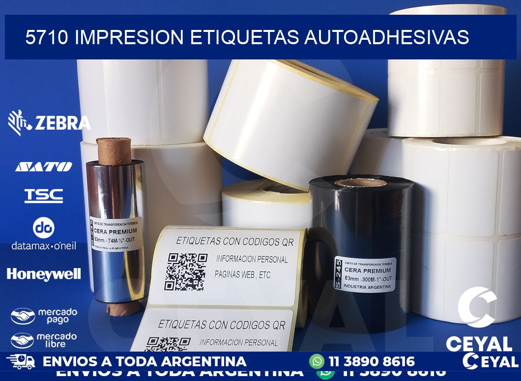 5710 impresion etiquetas autoadhesivas