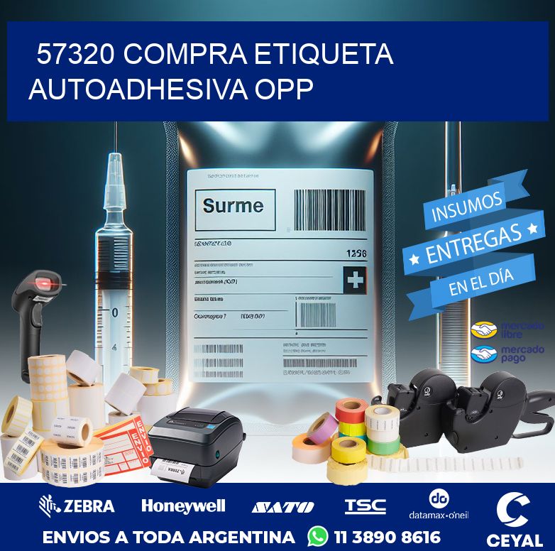 57320 COMPRA ETIQUETA AUTOADHESIVA OPP