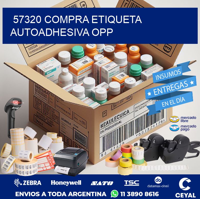 57320 COMPRA ETIQUETA AUTOADHESIVA OPP