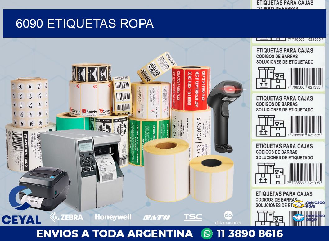 6090 ETIQUETAS ROPA