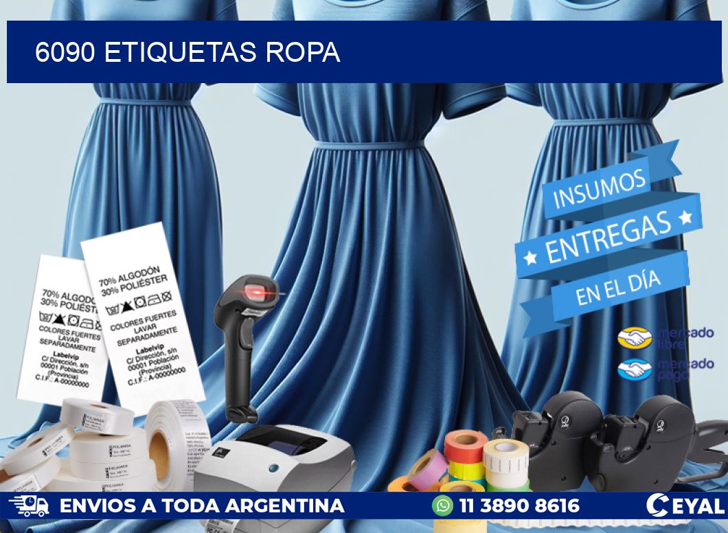 6090 ETIQUETAS ROPA