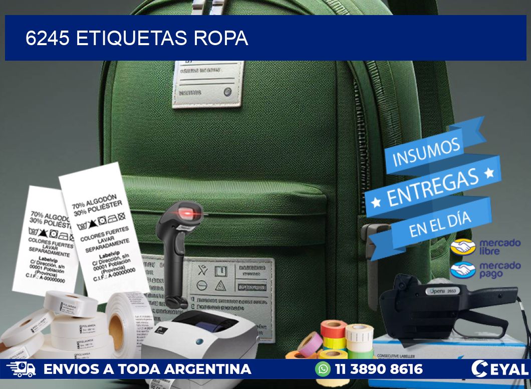 6245 ETIQUETAS ROPA
