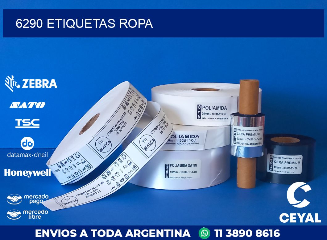 6290 ETIQUETAS ROPA