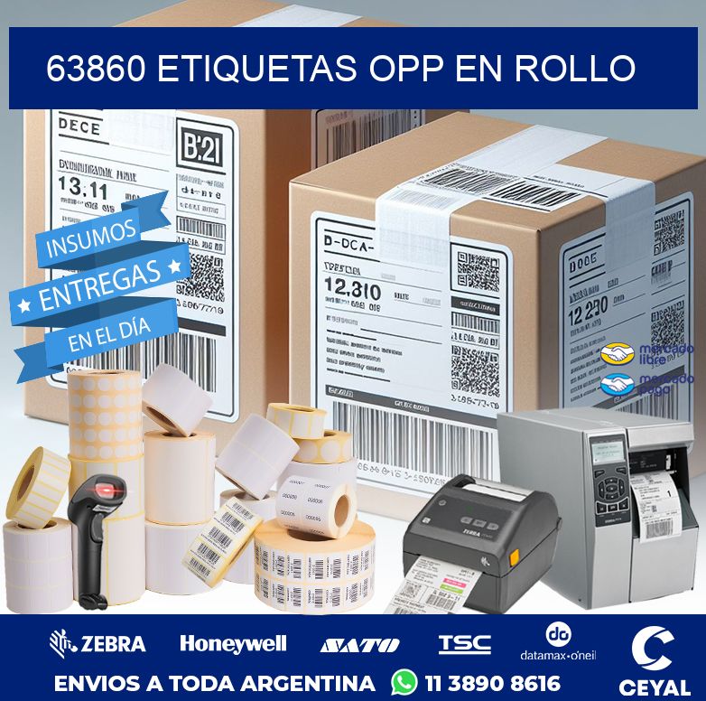 63860 ETIQUETAS OPP EN ROLLO