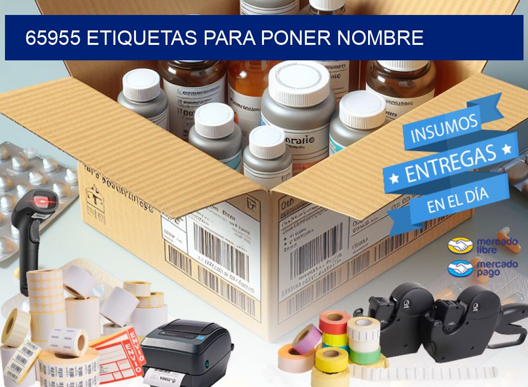65955 ETIQUETAS PARA PONER NOMBRE