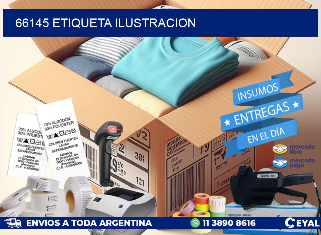 66145 etiqueta ilustracion