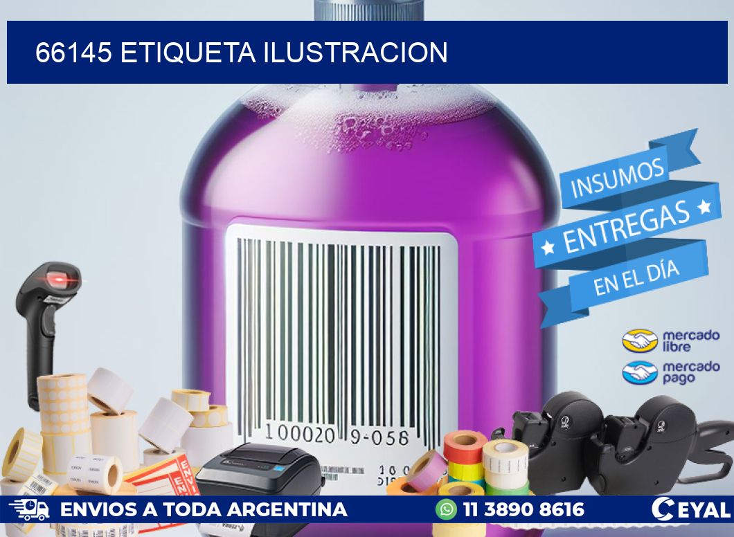66145 etiqueta ilustracion