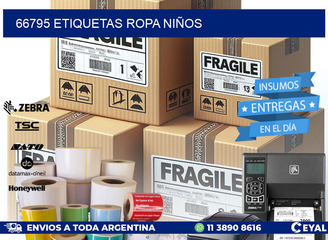 66795 ETIQUETAS ROPA NIÑOS