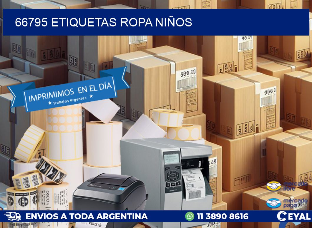 66795 ETIQUETAS ROPA NIÑOS