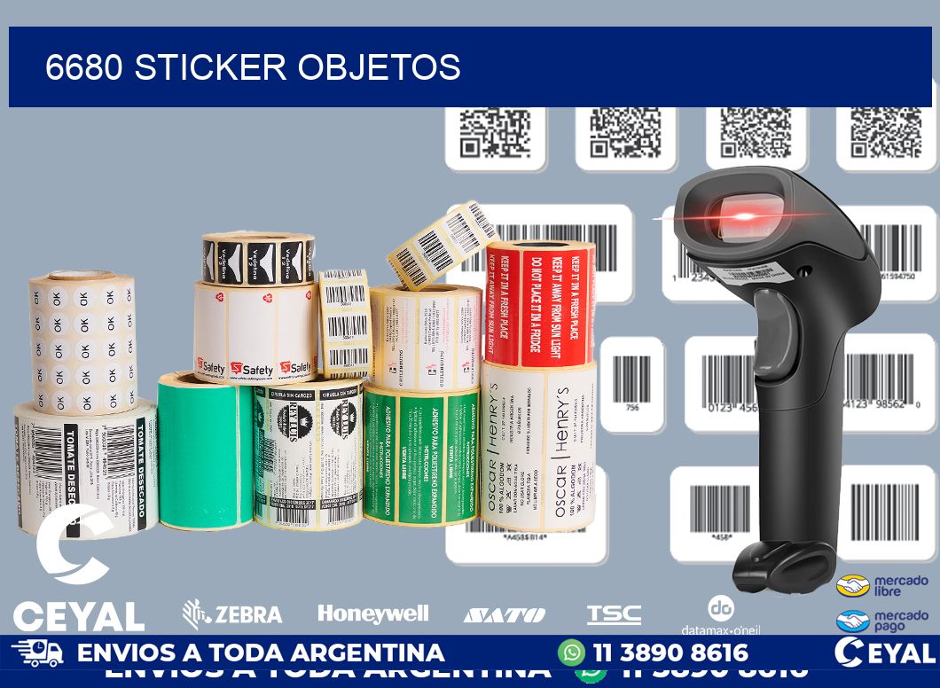 6680 STICKER OBJETOS