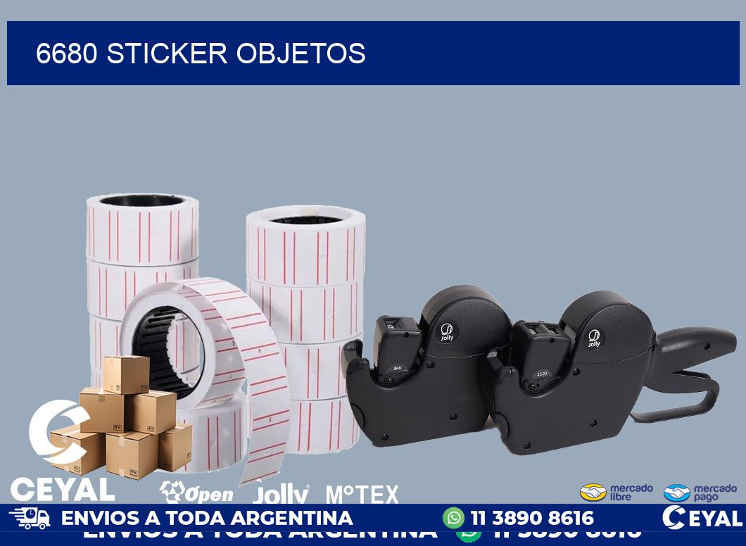 6680 STICKER OBJETOS
