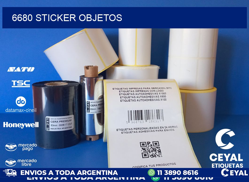 6680 STICKER OBJETOS