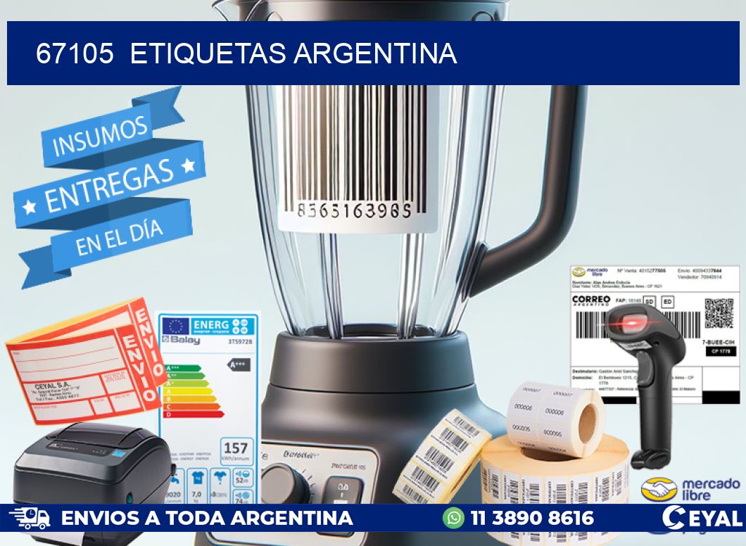 67105 etiquetas argentina