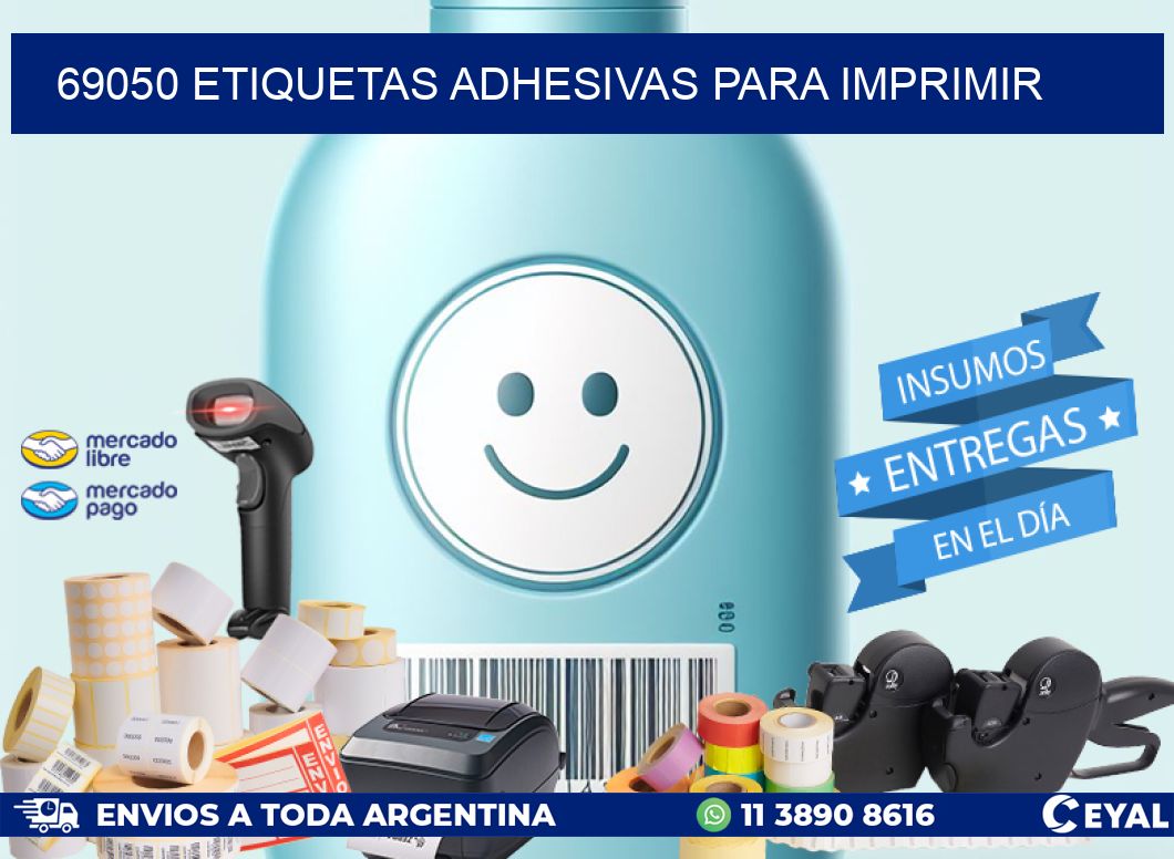 69050 Etiquetas adhesivas para imprimir