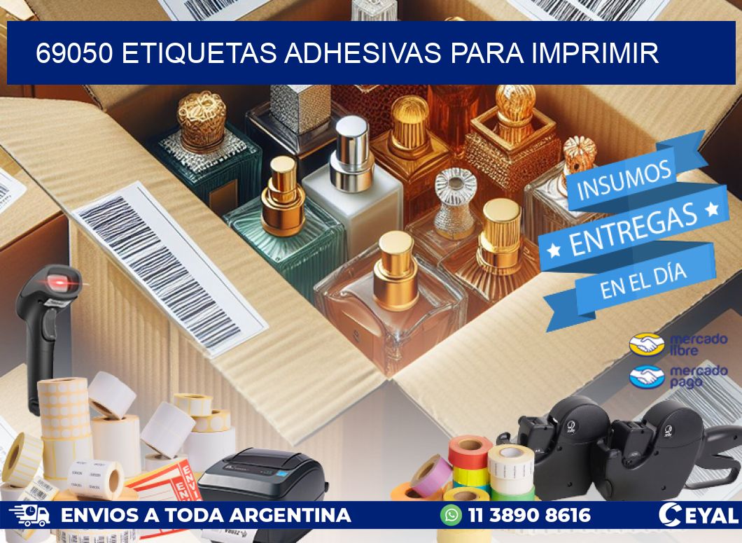 69050 Etiquetas adhesivas para imprimir
