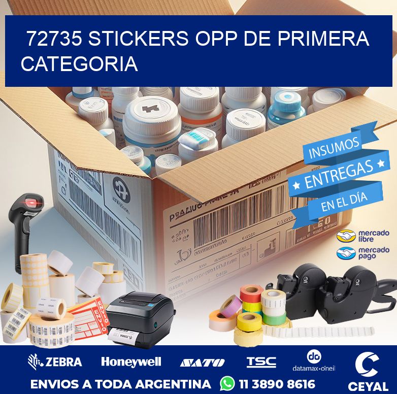 72735 STICKERS OPP DE PRIMERA CATEGORIA