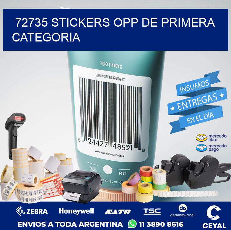 72735 STICKERS OPP DE PRIMERA CATEGORIA