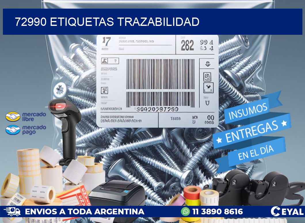 72990 Etiquetas trazabilidad
