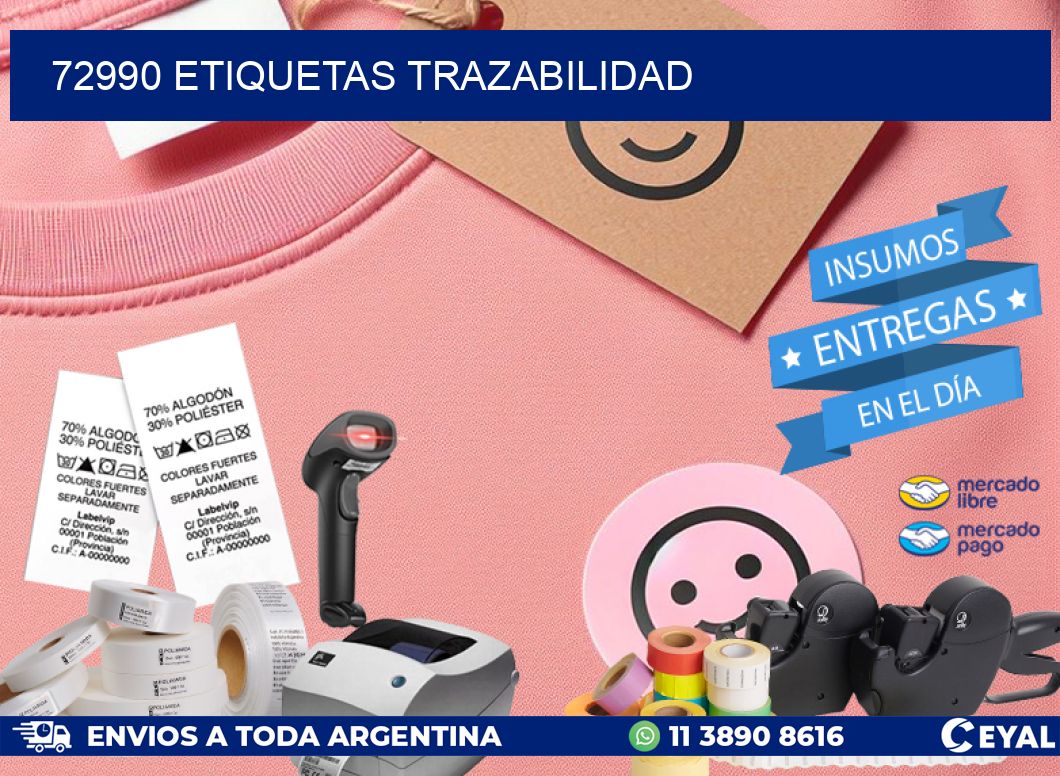 72990 Etiquetas trazabilidad