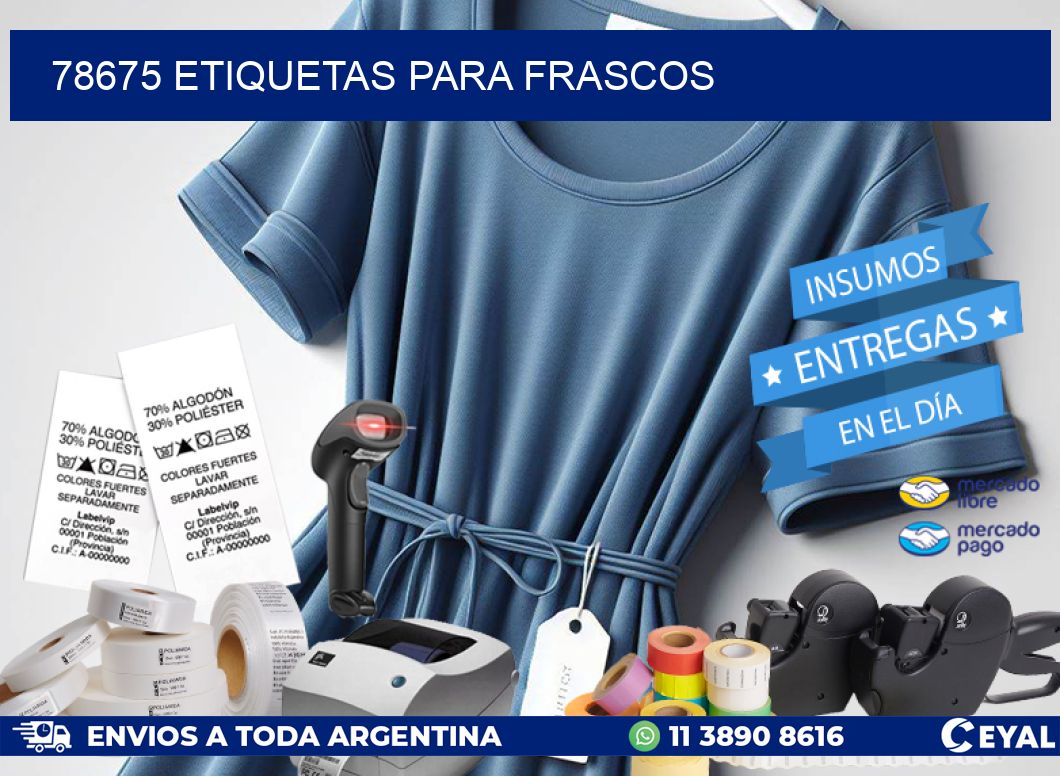 78675 ETIQUETAS PARA FRASCOS