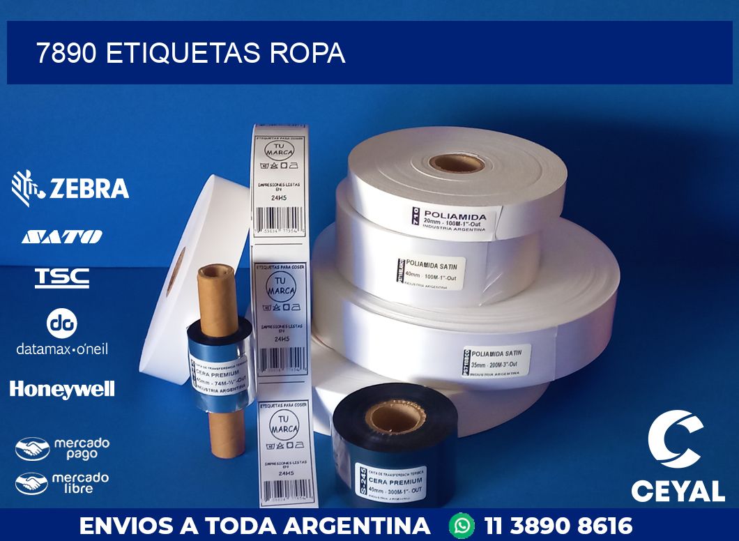 7890 ETIQUETAS ROPA