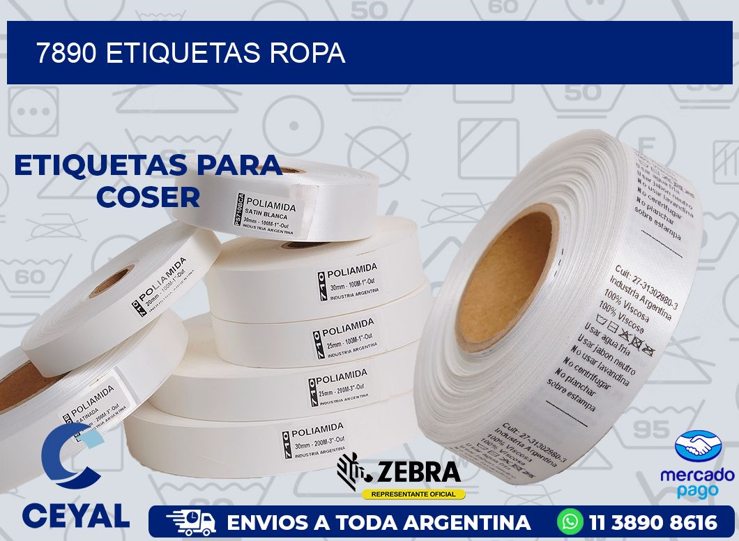 7890 ETIQUETAS ROPA