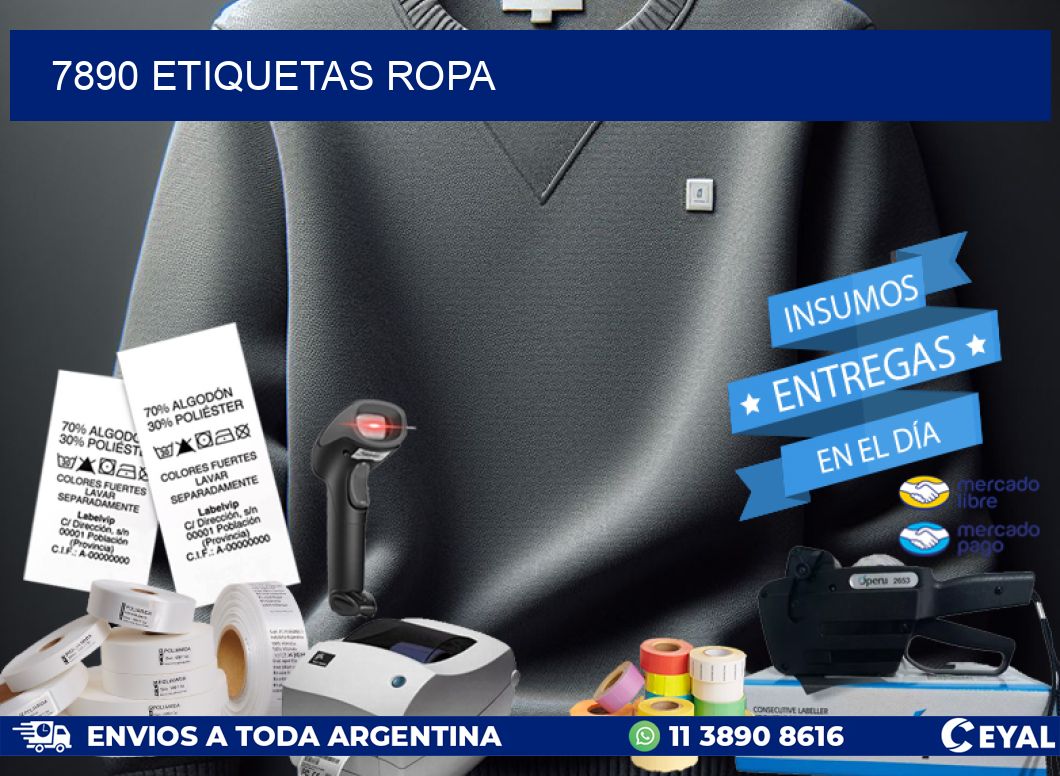 7890 ETIQUETAS ROPA