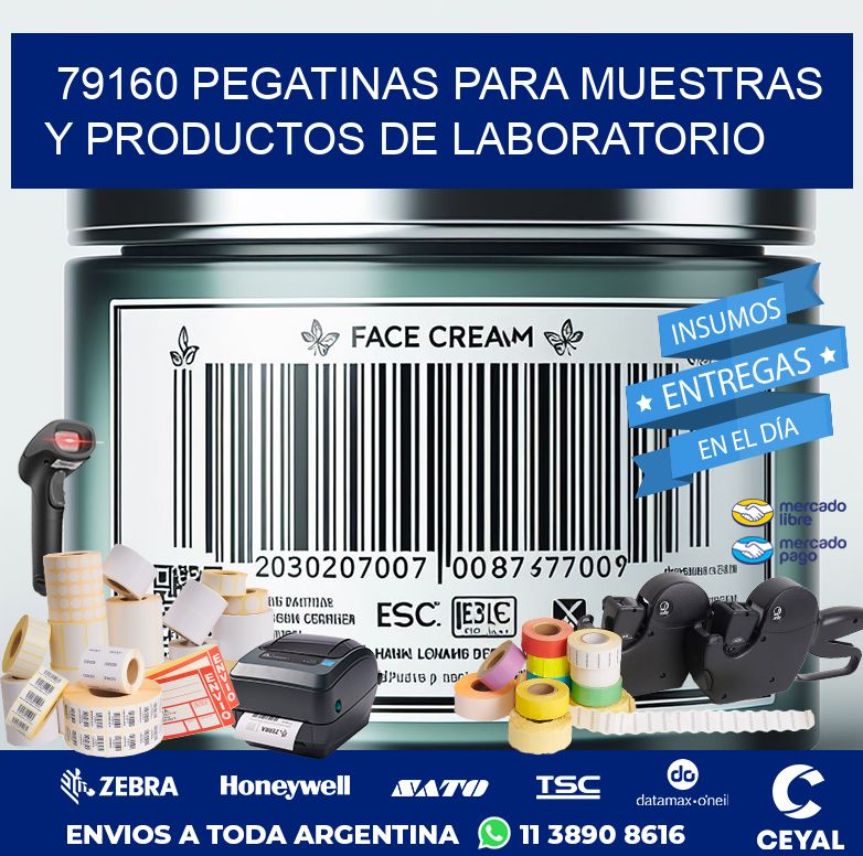 79160 PEGATINAS PARA MUESTRAS Y PRODUCTOS DE LABORATORIO