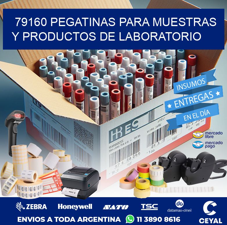 79160 PEGATINAS PARA MUESTRAS Y PRODUCTOS DE LABORATORIO