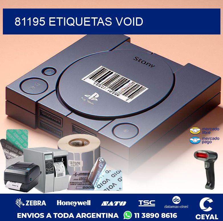 81195 ETIQUETAS VOID