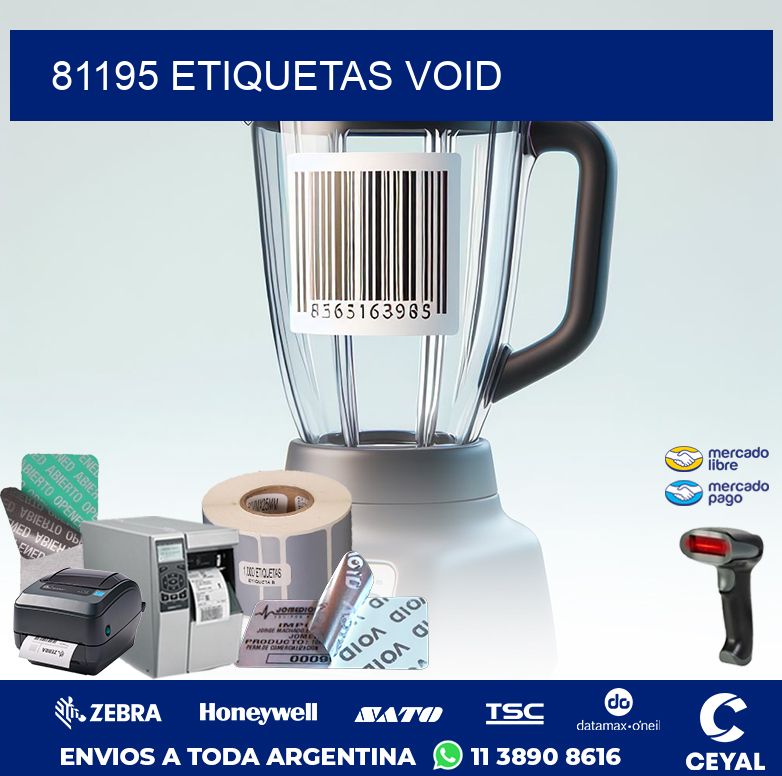 81195 ETIQUETAS VOID