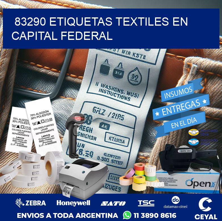 83290 ETIQUETAS TEXTILES EN CAPITAL FEDERAL