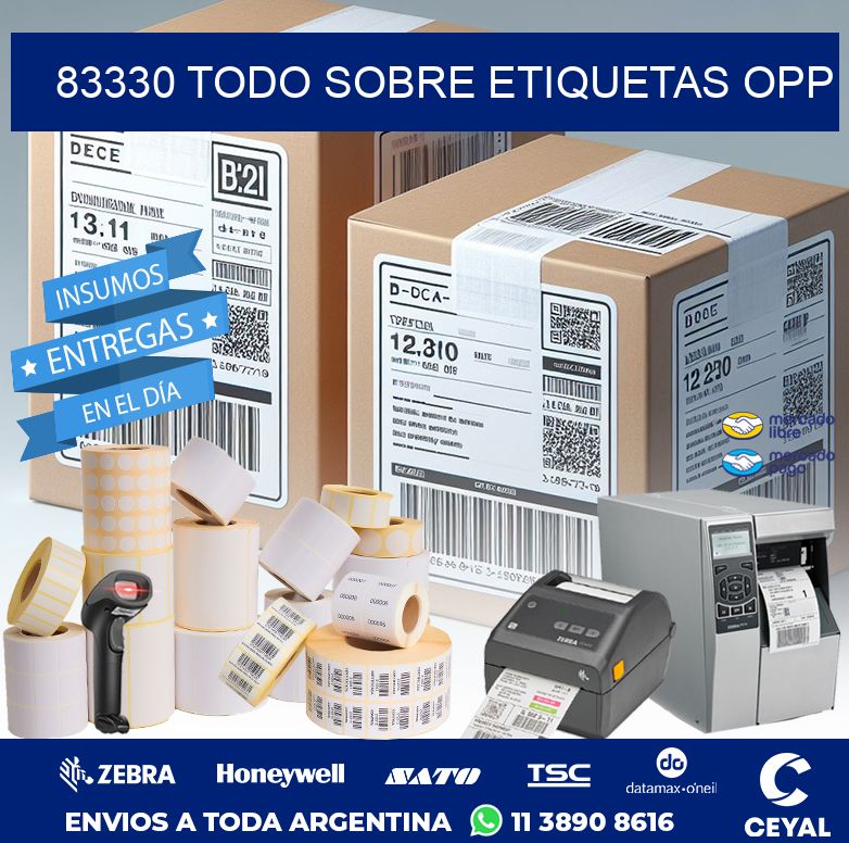 83330 TODO SOBRE ETIQUETAS OPP