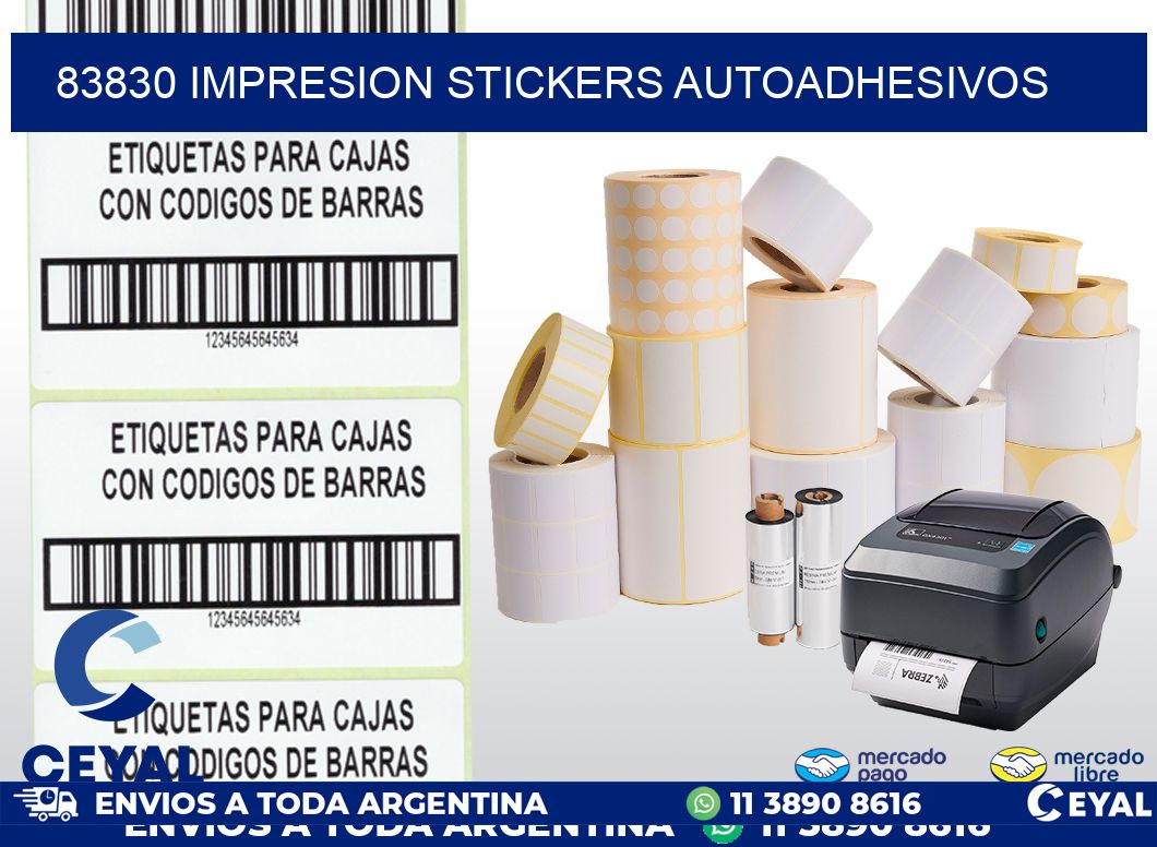 83830 Impresion stickers autoadhesivos