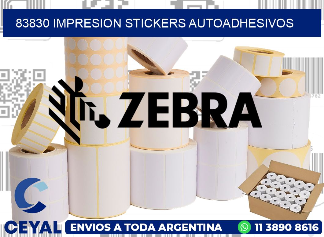 83830 Impresion stickers autoadhesivos