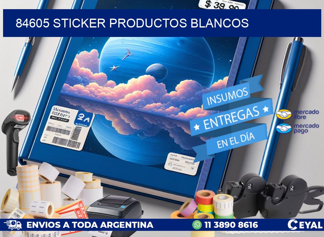 84605 STICKER PRODUCTOS BLANCOS