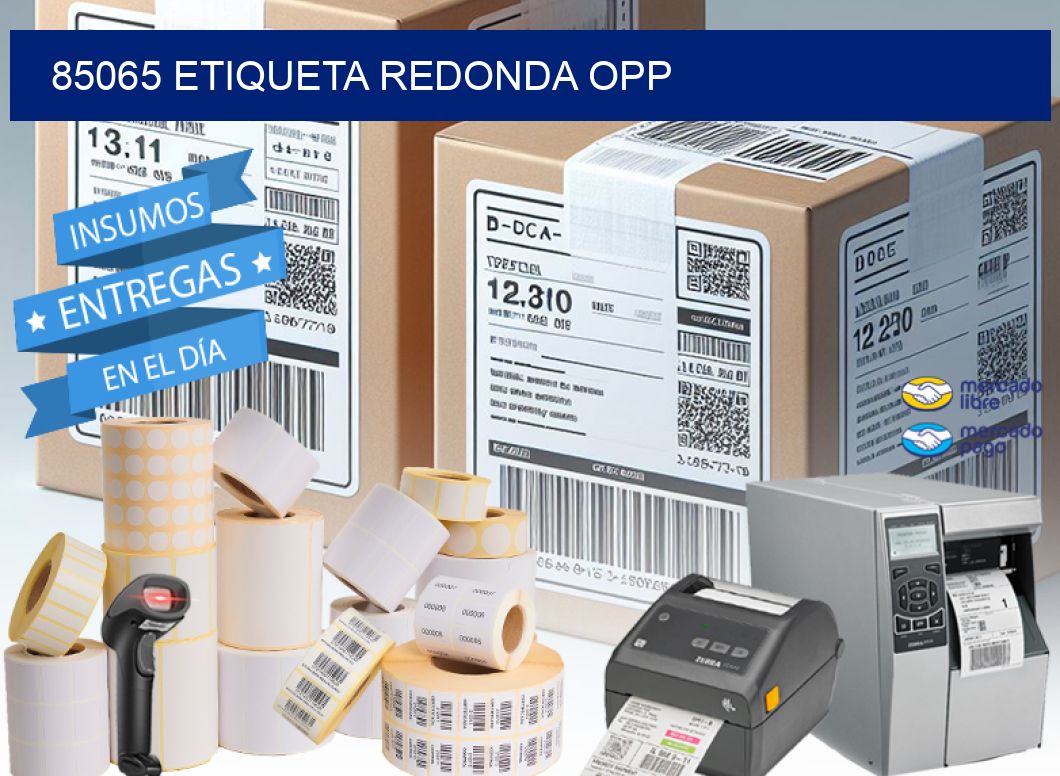 85065 ETIQUETA REDONDA OPP