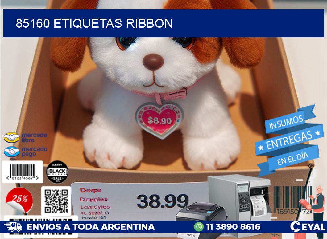 85160 ETIQUETAS RIBBON