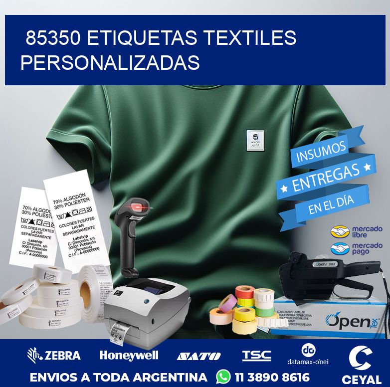 85350 ETIQUETAS TEXTILES PERSONALIZADAS