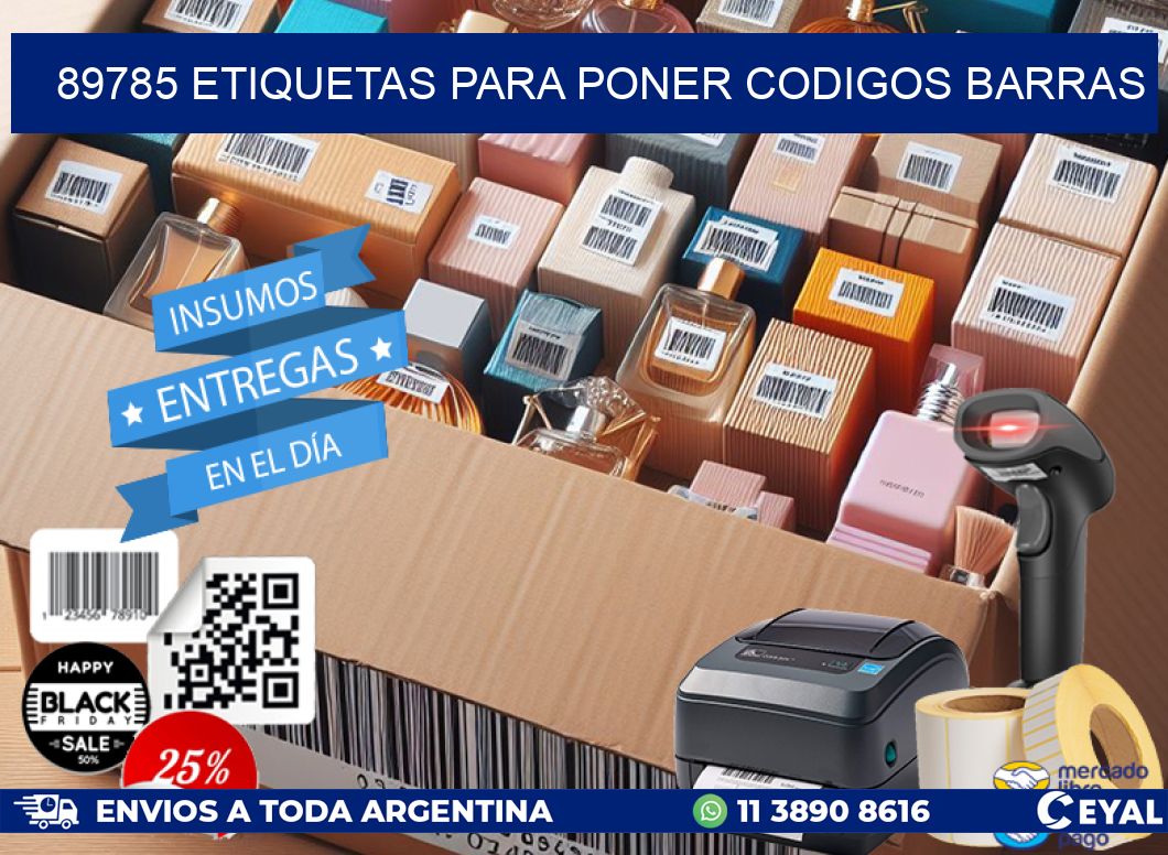89785 etiquetas para poner codigos barras